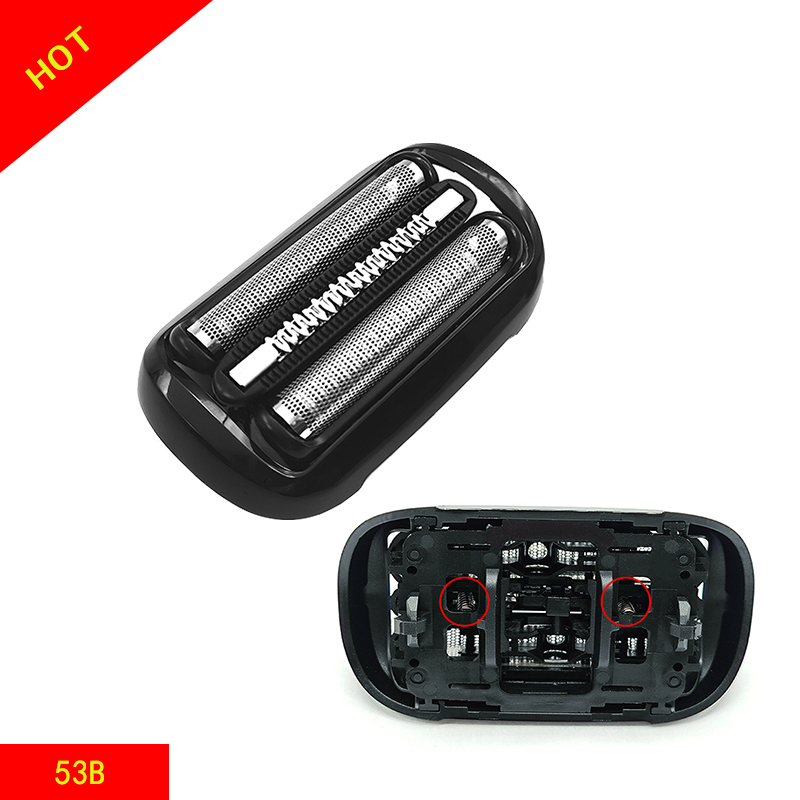 Electric Shaver Rotary - 53B Vervangingskop compatibel met Braun Series