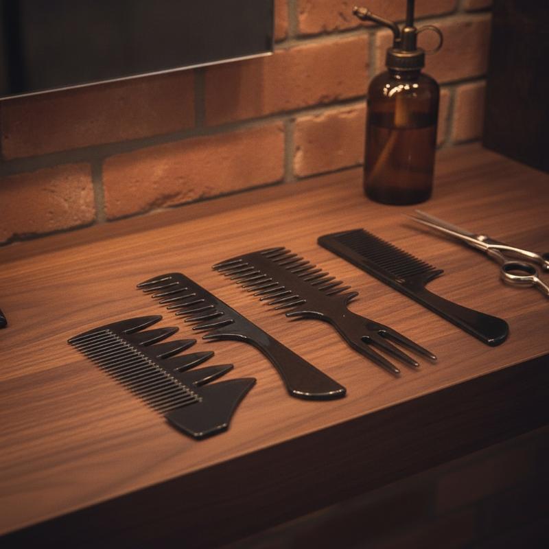 Men'S Grooming Hairstyles - NIEUWE antistatische heren haarstyling kamset, brede