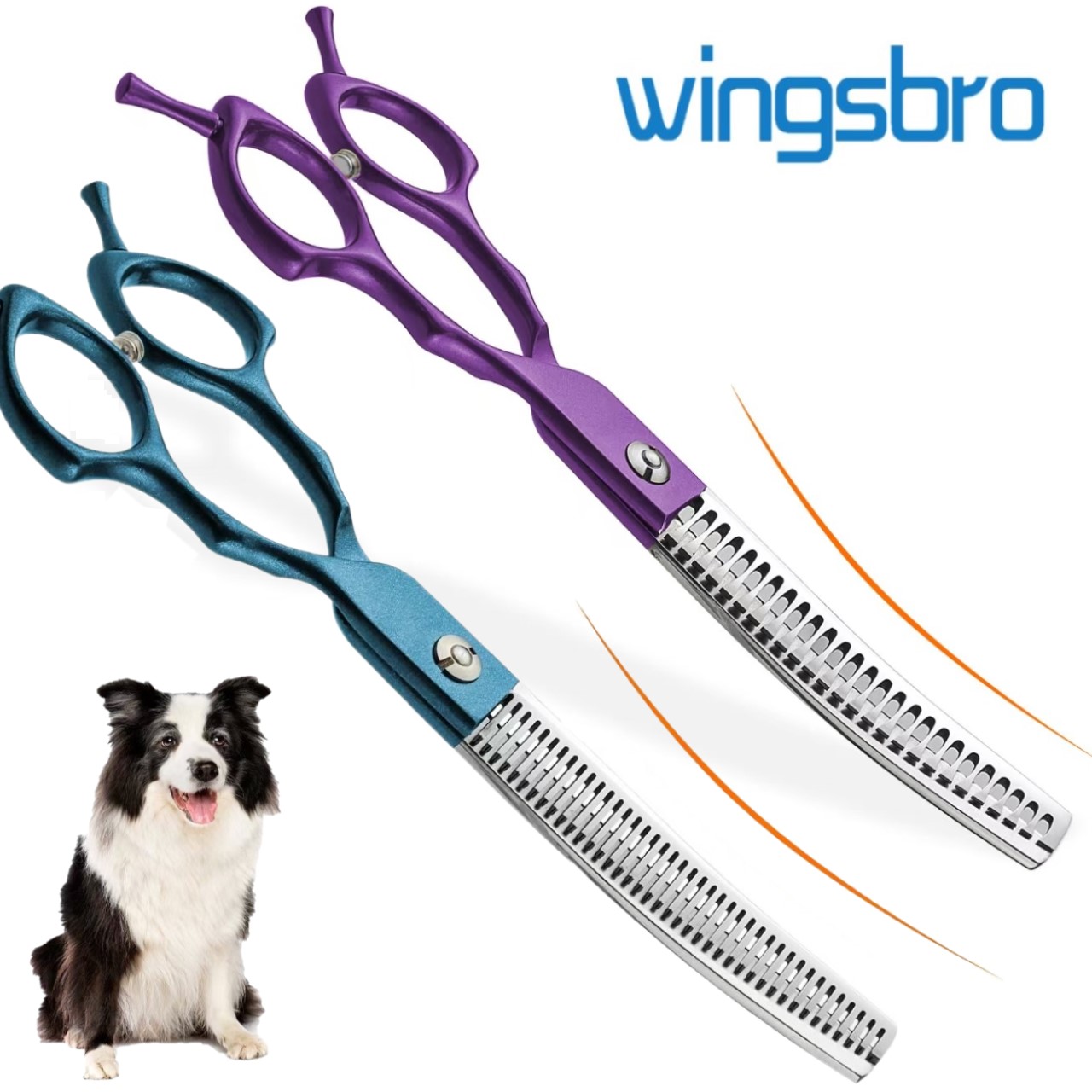 7 inch gebogen chunkerschaar v - Grooming Scissors recensie en prijs